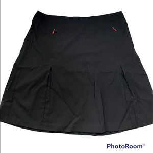 Nike Golf Size 8 Dri fit Black Golf Skirt